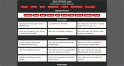 Desktop Screenshot of geilefrage.com